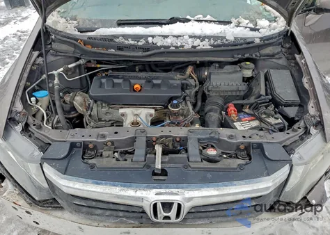 2012 Honda Civic Exl z USA, uszkodzony, nr VIN 2HGFB2F92CH522197